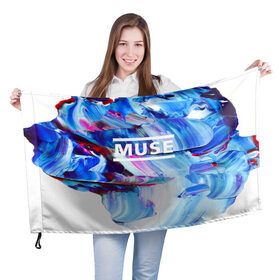 Флаг 3D с принтом MUSE COLLECTION в Петрозаводске, 100% полиэстер | плотность ткани — 95 г/м2, размер — 67 х 109 см. Принт наносится с одной стороны | muse | punk | rock | альтернативный хип хоп | группа | инди поп | музыка | музыкальное произведение | ноты | панк | регги | рок | синти поп