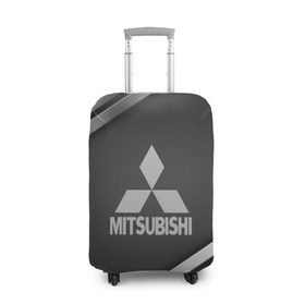 Чехол для чемодана 3D с принтом MITSUBISHI SPORT в Петрозаводске, 86% полиэфир, 14% спандекс | двустороннее нанесение принта, прорези для ручек и колес |  машина | марка | митсубиси