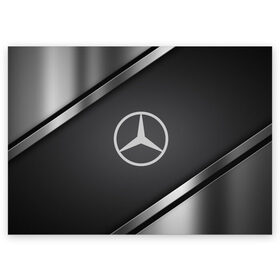 Поздравительная открытка с принтом MERCEDES SPORT в Петрозаводске, 100% бумага | плотность бумаги 280 г/м2, матовая, на обратной стороне линовка и место для марки
 | Тематика изображения на принте: auto | automobile | car | carbon | machine | mercedes benz | motor | motor car | sport car | автомашина | бренд | легковой автомобиль | марка | спортивный автомобиль | тачка