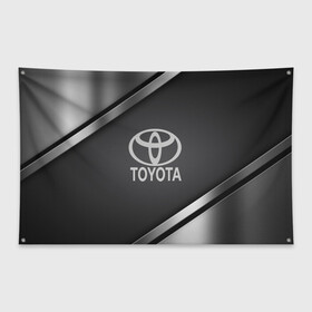 Флаг-баннер с принтом TOYOTA SPORT в Петрозаводске, 100% полиэстер | размер 67 х 109 см, плотность ткани — 95 г/м2; по краям флага есть четыре люверса для крепления | auto | automobile | car | carbon | machine | motor | motor car | sport car | toyota | автомашина | бренд | легковой автомобиль | марка | спортивный автомобиль | тачка