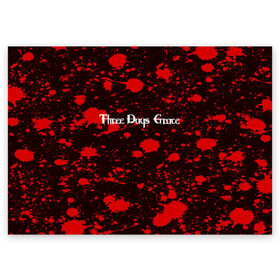 Поздравительная открытка с принтом Three Days Grace в Петрозаводске, 100% бумага | плотность бумаги 280 г/м2, матовая, на обратной стороне линовка и место для марки
 | Тематика изображения на принте: punk | rock | three days grace | альтернативный хип хоп | группа | инди поп | музыка | музыкальное произведение | ноты | панк | регги | рок | синти поп