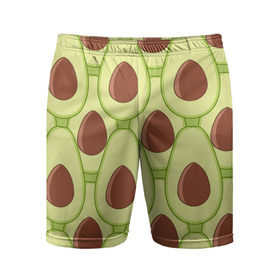 Мужские шорты 3D спортивные с принтом Авокадо в Петрозаводске,  |  | Тематика изображения на принте: avocado | food | fruit | pattern | vegan | vegetarian | авокадо | веган | вегетарианство | еда | паттерн | правильное питание | фрукт