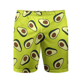 Мужские шорты 3D спортивные с принтом Авокадо в Петрозаводске,  |  | Тематика изображения на принте: avocado | food | fruit | pattern | vegan | vegetarian | авокадо | веган | вегетарианство | еда | паттерн | правильное питание | фрукт