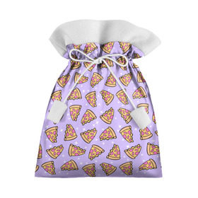 Подарочный 3D мешок с принтом Пицца Мун в Петрозаводске, 100% полиэстер | Размер: 29*39 см | food | pattern | pizza | sailor moon | еда | паттерн | пицца | сейлор мун