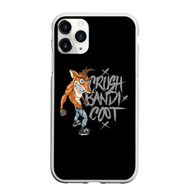 Чехол для iPhone 11 Pro матовый с принтом Crush Bandicoot в Петрозаводске, Силикон |  | Тематика изображения на принте: crash | бандикут | краш | крэш