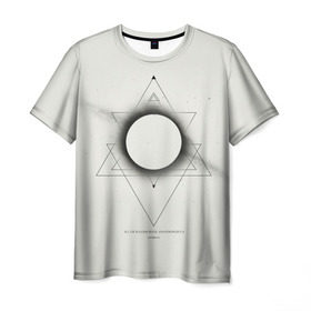 Мужская футболка 3D с принтом Architects в Петрозаводске, 100% полиэфир | прямой крой, круглый вырез горловины, длина до линии бедер | архитектс