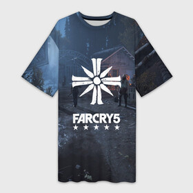 Платье-футболка 3D с принтом Cult Far Cry в Петрозаводске,  |  | 