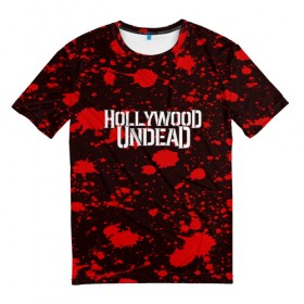 Мужская футболка 3D с принтом Hollywood Undead в Петрозаводске, 100% полиэфир | прямой крой, круглый вырез горловины, длина до линии бедер | hollywood undead | punk | rock | альтернативный хип хоп | группа | инди поп | музыка | музыкальное произведение | ноты | панк | регги | рок | синти поп