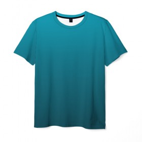 Мужская футболка 3D с принтом Бирюза в Петрозаводске, 100% полиэфир | прямой крой, круглый вырез горловины, длина до линии бедер | бирюза | владивосток | лазурь | мемес | море | океан | сочи