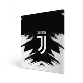 Холст квадратный с принтом JUVENTUS в Петрозаводске, 100% ПВХ |  | football | soccer | ювентус