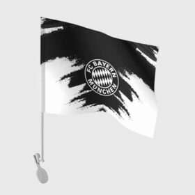 Флаг для автомобиля с принтом BAYERN MUNCHEN в Петрозаводске, 100% полиэстер | Размер: 30*21 см | football | soccer | байерн