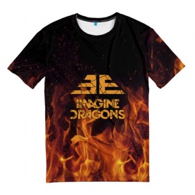 Мужская футболка 3D с принтом Imagine Dragons в Петрозаводске, 100% полиэфир | прямой крой, круглый вырез горловины, длина до линии бедер | dragons | imagine | альтернативный | американская | арена | бэн макки | группа | драгонс | дэн платцман | дэн рейнольдс | имеджин | инди | индирок | поп | рок | уэйн сермон | электроник