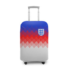 Чехол для чемодана 3D с принтом Англия тренировочная форма ЧМ-2018 в Петрозаводске, 86% полиэфир, 14% спандекс | двустороннее нанесение принта, прорези для ручек и колес | англия | сборная англии | тренировочная форма | футбол | чемпионат мира по футболу
