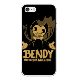 Чехол для iPhone 5/5S матовый с принтом Bendy and the ink machine (20) в Петрозаводске, Силикон | Область печати: задняя сторона чехла, без боковых панелей | Тематика изображения на принте: bendy | bendy and the ink machine | game | horror | ink | machine | trend | video game