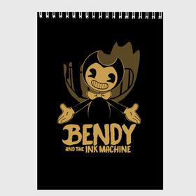 Скетчбук с принтом Bendy and the ink machine (20) в Петрозаводске, 100% бумага
 | 48 листов, плотность листов — 100 г/м2, плотность картонной обложки — 250 г/м2. Листы скреплены сверху удобной пружинной спиралью | Тематика изображения на принте: bendy | bendy and the ink machine | game | horror | ink | machine | trend | video game