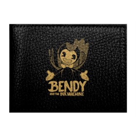 Обложка для студенческого билета с принтом Bendy and the ink machine (20) в Петрозаводске, натуральная кожа | Размер: 11*8 см; Печать на всей внешней стороне | Тематика изображения на принте: bendy | bendy and the ink machine | game | horror | ink | machine | trend | video game