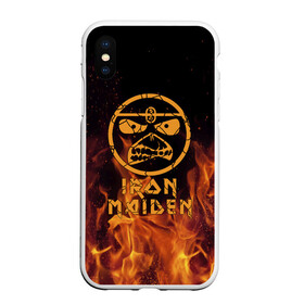 Чехол для iPhone XS Max матовый с принтом Iron Maiden в Петрозаводске, Силикон | Область печати: задняя сторона чехла, без боковых панелей | iron maiden | адриан смит | айран | айрон | группа | дэйв мюррей | железная дева | ирон | майден | мейд | мейден | метал | мрачный | музыка | песни | рок | стив харрис | тяжелый | хеви | хевиметал