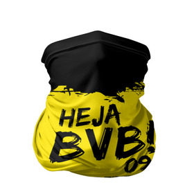 Бандана-труба 3D с принтом Borussia Dortmund FC в Петрозаводске, 100% полиэстер, ткань с особыми свойствами — Activecool | плотность 150‒180 г/м2; хорошо тянется, но сохраняет форму | Тематика изображения на принте: 09 | bvb | heja | боруссия | германия | дортмунд | клуб | фк | футбол | футбольный