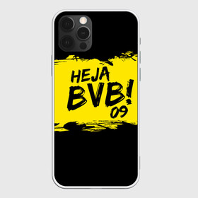 Чехол для iPhone 12 Pro с принтом Borussia Dortmund FC в Петрозаводске, силикон | область печати: задняя сторона чехла, без боковых панелей | 09 | bvb | heja | боруссия | германия | дортмунд | клуб | фк | футбол | футбольный