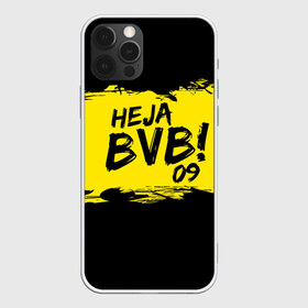 Чехол для iPhone 12 Pro Max с принтом Borussia Dortmund FC в Петрозаводске, Силикон |  | 09 | bvb | heja | боруссия | германия | дортмунд | клуб | фк | футбол | футбольный