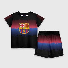 Детский костюм с шортами 3D с принтом Barcelona FC в Петрозаводске,  |  | Тематика изображения на принте: barcelona | spain | spanish | барса | барселона | испания | испанский | клуб | фк | футбол | футбольный