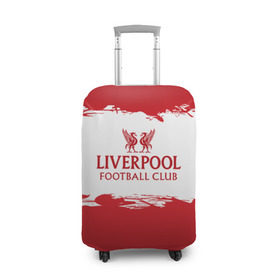 Чехол для чемодана 3D с принтом Liverpool FC в Петрозаводске, 86% полиэфир, 14% спандекс | двустороннее нанесение принта, прорези для ручек и колес | liverpool | английский | англия | британия | британский | клуб | ливерпуль | фк | футбол | футбольный