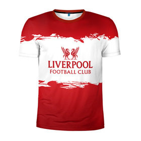 Мужская футболка 3D спортивная с принтом Liverpool FC в Петрозаводске, 100% полиэстер с улучшенными характеристиками | приталенный силуэт, круглая горловина, широкие плечи, сужается к линии бедра | liverpool | английский | англия | британия | британский | клуб | ливерпуль | фк | футбол | футбольный