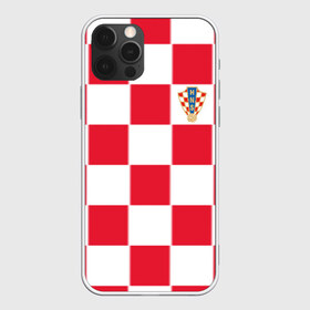 Чехол для iPhone 12 Pro Max с принтом Хорватия домашняя форма 2018 в Петрозаводске, Силикон |  | Тематика изображения на принте: 