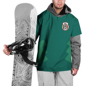 Накидка на куртку 3D с принтом Домашняя форма сборной Мексики в Петрозаводске, 100% полиэстер |  | мексика | сборная мексики | форма мексики | чемпионат по футболу