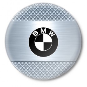 Значок с принтом BMW в Петрозаводске,  металл | круглая форма, металлическая застежка в виде булавки | 