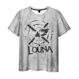 Мужская футболка 3D с принтом Louna в Петрозаводске, 100% полиэфир | прямой крой, круглый вырез горловины, длина до линии бедер | louna | лусинэ геворкян