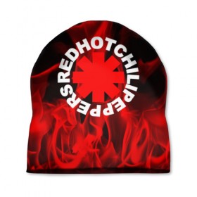 Шапка 3D с принтом Red Hot Chili Peppers в Петрозаводске, 100% полиэстер | универсальный размер, печать по всей поверхности изделия | Тематика изображения на принте: red hot chili peppers | rhcp | перцы | ред хот чили пепперс | рхчп | рэд