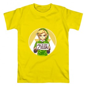 Мужская футболка хлопок с принтом The Legend of Zelda в Петрозаводске, 100% хлопок | прямой крой, круглый вырез горловины, длина до линии бедер, слегка спущенное плечо. | legend of zelda | зельда | линк