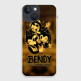 Чехол для iPhone 13 mini с принтом Bendy and the ink machine (32) в Петрозаводске,  |  | bendy | bendy and the ink machine | game | horror | ink | machine | trend | video game | бенди | бэнди