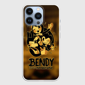 Чехол для iPhone 13 Pro с принтом Bendy and the ink machine (32) в Петрозаводске,  |  | Тематика изображения на принте: bendy | bendy and the ink machine | game | horror | ink | machine | trend | video game | бенди | бэнди