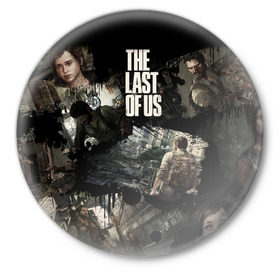 Значок с принтом The Last of Us_9 в Петрозаводске,  металл | круглая форма, металлическая застежка в виде булавки | the last of us | гриб | грибы | джоэл | кордицепс | пиратs | элли