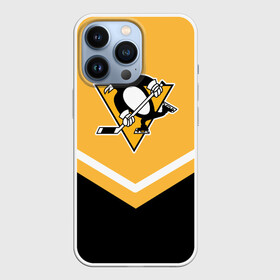 Чехол для iPhone 13 Pro с принтом Pittsburgh Penguins (Форма 1) в Петрозаводске,  |  | питтсбург пингвинз