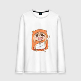 Мужской лонгслив хлопок с принтом Umaru Chan в Петрозаводске, 100% хлопок |  | Тематика изображения на принте: anime | аниме | анимэ | умару