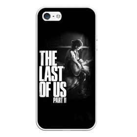 Чехол для iPhone 5/5S матовый с принтом The Last of Us II_ в Петрозаводске, Силикон | Область печати: задняя сторона чехла, без боковых панелей | the last of us | гриб | грибы | джоэл | кордицепс | пиратs | элли