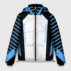 Мужская зимняя куртка 3D с принтом Swimmer в Петрозаводске, верх — 100% полиэстер; подкладка — 100% полиэстер; утеплитель — 100% полиэстер | длина ниже бедра, свободный силуэт Оверсайз. Есть воротник-стойка, отстегивающийся капюшон и ветрозащитная планка. 

Боковые карманы с листочкой на кнопках и внутренний карман на молнии. | пловец | пловчиха