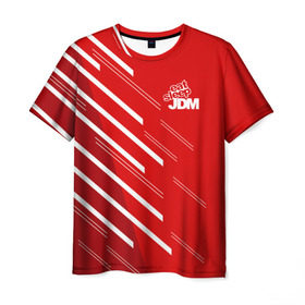 Мужская футболка 3D с принтом JDM SPORT в Петрозаводске, 100% полиэфир | прямой крой, круглый вырез горловины, длина до линии бедер | auto | jdm | racing | авто | автомобильные | дрифт | спорт | тюниг