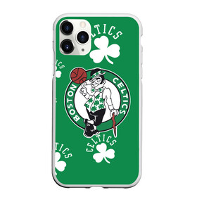 Чехол для iPhone 11 Pro Max матовый с принтом Boston celtics nba в Петрозаводске, Силикон |  | Тематика изображения на принте: basketball | boston celtics | nba | баскетбол | нба