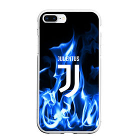 Чехол для iPhone 7Plus/8 Plus матовый с принтом JUVENTUS в Петрозаводске, Силикон | Область печати: задняя сторона чехла, без боковых панелей | fc | football | footer | juventus | soccer | socker | sport | огонь | пламя | спорт | футбол | футбольный клуб | ювентус