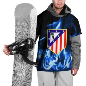 Накидка на куртку 3D с принтом ATLETICO MADRID в Петрозаводске, 100% полиэстер |  | атлетико мадрид | эмблема