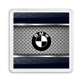 Магнит 55*55 с принтом BMW SPORT в Петрозаводске, Пластик | Размер: 65*65 мм; Размер печати: 55*55 мм | auto | bmw | car | авто | автомобиль | бмв | машина