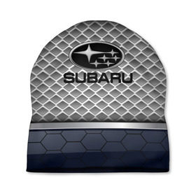 Шапка 3D с принтом SUBARU SPORT в Петрозаводске, 100% полиэстер | универсальный размер, печать по всей поверхности изделия | auto | car | subaru | авто | автомобиль | машина | субару