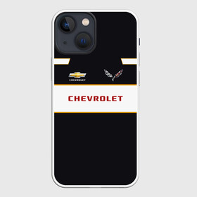 Чехол для iPhone 13 mini с принтом Chevrolet в Петрозаводске,  |  | camaro | chevrole | chevrolet | chevy | corvette | cruz | general motors | impala | niva | viva | авто | автомобиль | знак | лого | машина | надпись | нива | тачка | шеви | шевроле | шевролет | эмблема