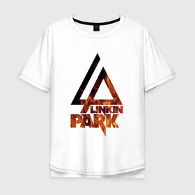 Мужская футболка хлопок Oversize с принтом Linkin Park в Петрозаводске, 100% хлопок | свободный крой, круглый ворот, “спинка” длиннее передней части | bennington | chester | linkin park | альтернативный | беннингтон | группа | ленкин | линкин | майк | метал | музыкант | ню | нюметал | парк | певец | рок | рэп | честер | электроник
