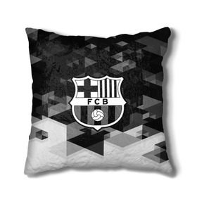 Подушка 3D с принтом FC Barcelona sport geometry в Петрозаводске, наволочка – 100% полиэстер, наполнитель – холлофайбер (легкий наполнитель, не вызывает аллергию). | состоит из подушки и наволочки. Наволочка на молнии, легко снимается для стирки | Тематика изображения на принте: abstraction | barcelona | championship | fc | football | footer | polygon | soccer | socker | sport | абстракция | одежда | спорт | спортивный | униформа | футбол | футбольный клуб | чемпионат