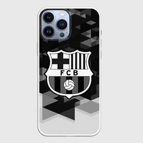 Чехол для iPhone 13 Pro Max с принтом FC Barcelona sport geometry в Петрозаводске,  |  | abstraction | barcelona | championship | fc | football | footer | polygon | soccer | socker | sport | абстракция | одежда | спорт | спортивный | униформа | футбол | футбольный клуб | чемпионат